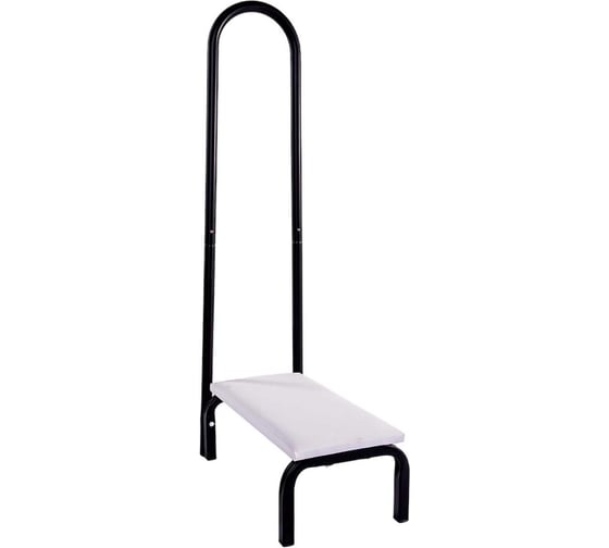 Ступени для ванной комнаты Belberg с поручнем опорой black edition CT-2 BLACK