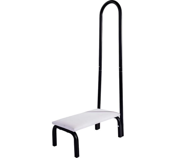 Ступени для ванной комнаты Belberg с поручнем опорой black edition CT-2 BLACK