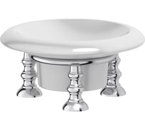 Держатель с мыльницей 3SC настольный фарфор; хром STI 028