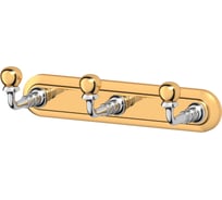 Планка с 3-мя крючками 3SC 17 cm хром/золото STI 102