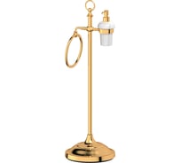 Стойка с 2-мя аксессуарами для туалета с биде 3SC 80 cm фарфор; золото STI 232