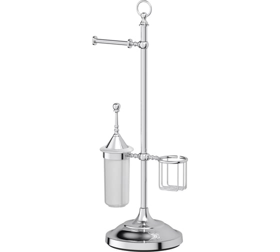 Стойка с 3-мя аксессуарами для туалета 3SC 80 cm фарфор; хром STI 034