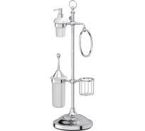 Стойка с 5-ю аксессуарами для туалета с биде 3SC 80 cm фарфор; хром STI 035
