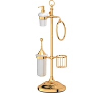 Стойка с 5-ю аксессуарами для туалета с биде 3SC 80 cm фарфор; золото STI 235