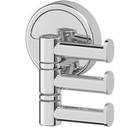 Поворотный тройной крючок FBS хром LUX 047