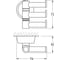 Поворотный тройной крючок FBS хром VIZ 047 2