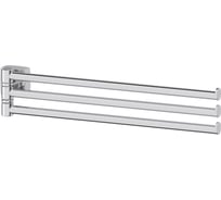 Поворотный тройной держатель полотенец FBS 37 cm хром ESP 045