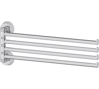 Поворотный четверной держатель полотенец FBS 37 cm хром VIZ 046