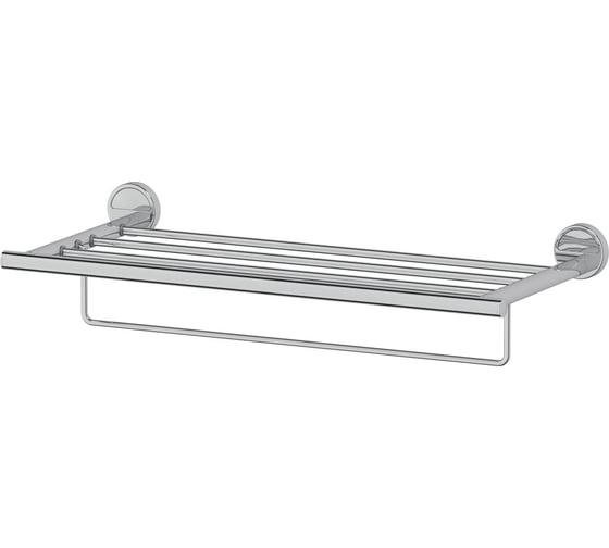 Полка для полотенец со штангой FBS 60 cm хром LUX 042 1