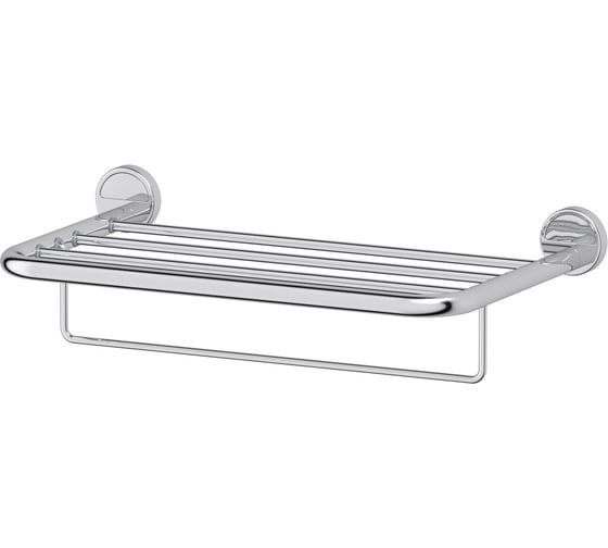 Полка для полотенец со штангой FBS 50 cm хром LUX 041