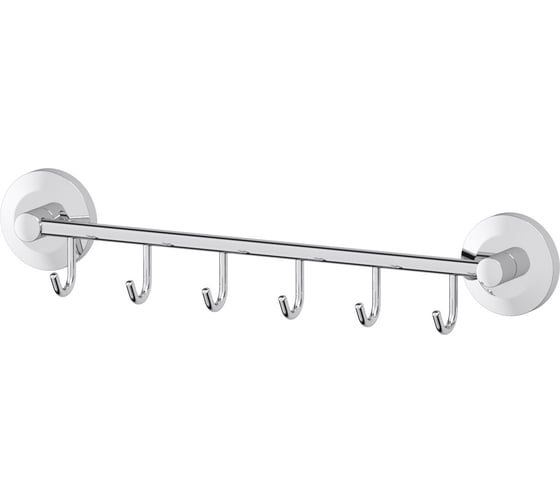 Штанга с 6-ю крючками FBS 35 cm хром STA 027 1