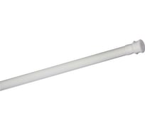 Выкручивающийся карниз Vanstore Premium, диаметр 25 мм, 110-200 белый, БЛИСТЕР аналог 59210 671-10 15933861