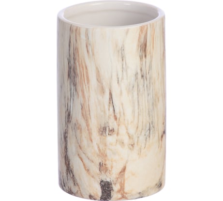 Стакан Vanstore бежевый мрамор 401-01