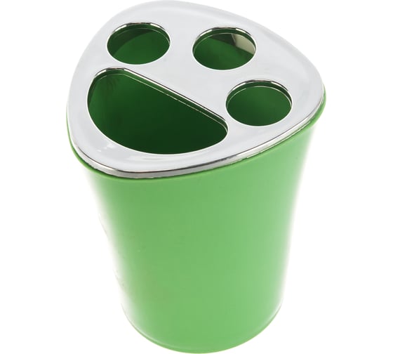 Стаканчик для зубных щеток Vanstore Wiki green 393-02 1