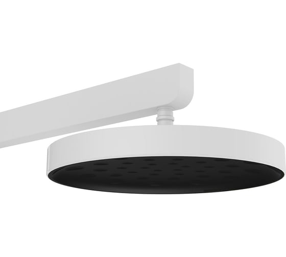 Душевая стойка VINCEA Inspire с изливом, 30 см верхний душ, белый VSFS-3I11W