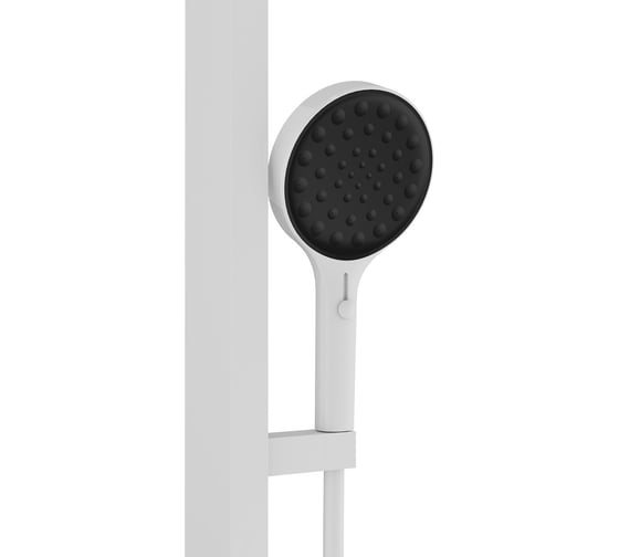 Душевая стойка VINCEA Inspire с изливом, 30 см верхний душ, белый VSFS-3I11W