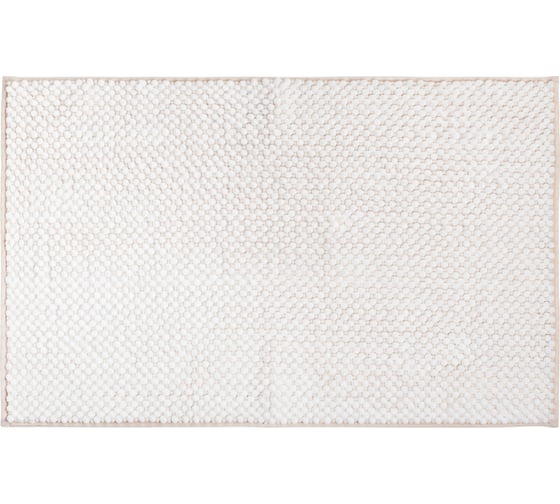 Коврик для ванной комнаты IDDIS 50x80, шенилл, бежевый BC02P58i12