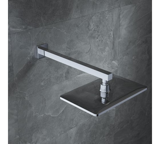 Кронштейн для верхнего душа в стену IDDIS Optima Home квадратный, хром OPH40CSi61