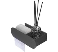 Держатель Граф Держалкин Round duetto 26x13x8 т\б слева черная Fl-ro-du26л-ч