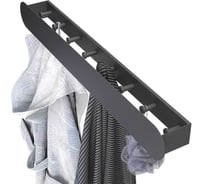 Крючки Граф Держалкин Round hook 80x9.2x9 черная Fl-ro-hook80-ч