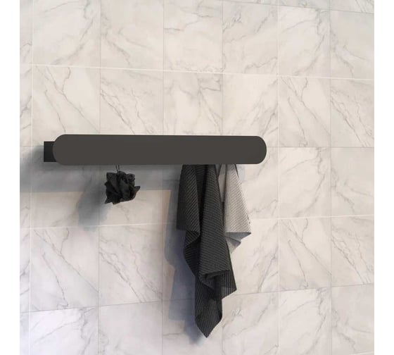 Крючки Граф Держалкин Round hook 80x9.2x9 черная Fl-ro-hook80-ч