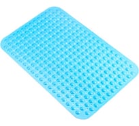 Коврик в ванную SanTrade ПВХ массажный 78 см. х 45 см. (голубой) SM-PV4577 5401