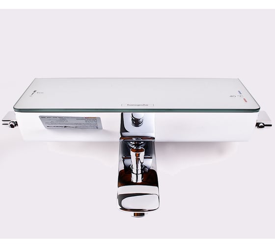 Термостатический смеситель для ванны HANSGROHE 13141400 Ecostat Select, белый/хром 00000007267