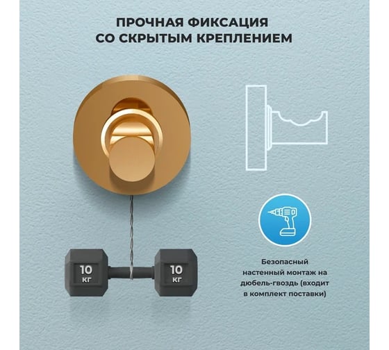 Набор аксессуаров для туалета 2 в 1 Wellsee Finishing Touch 182513001