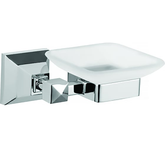 Мыльница стеклянная Azario ALTRE хром 00081942 1