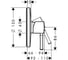Смеситель для душа HANSGROHE 14165000 Talis Classic внешняя часть 00000007374 2