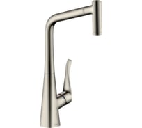 Смеситель для кухни HANSGROHE 14820800 Metris сталь 00000031142
