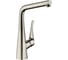Смеситель для кухни HANSGROHE 14821800 Metris сталь 00000031143 1