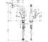 Смеситель для кухни HANSGROHE 14821800 Metris сталь 00000031143 4