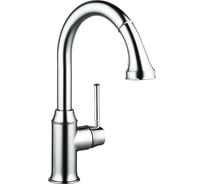 Смеситель для кухни HANSGROHE 14863000 Talis Classic с вытяжным изливом высота 381мм 00000024874