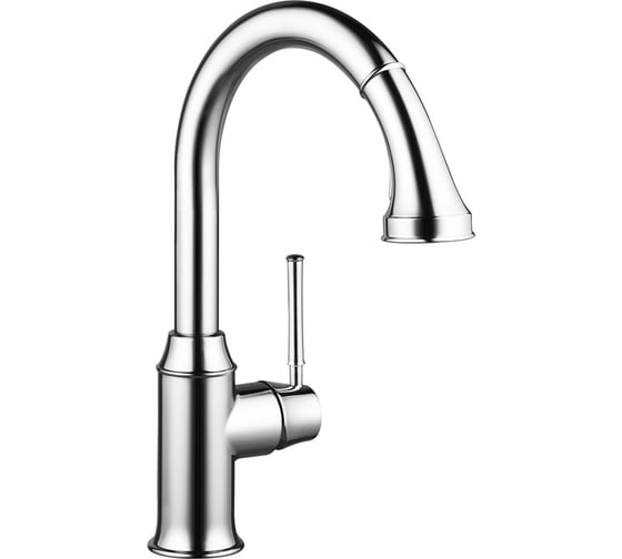 Смеситель для кухни HANSGROHE 14863000 Talis Classic с вытяжным изливом высота 381мм 00000024874 1