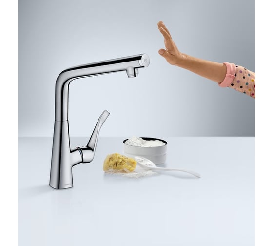 Смеситель для кухни HANSGROHE 14883000 Metris Select 00000035824