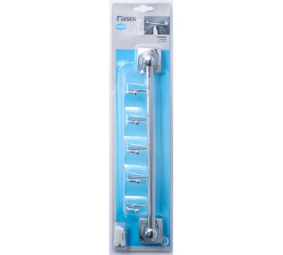 Планка FIXSEN "KVADRO" 5 крючков 61305B-5