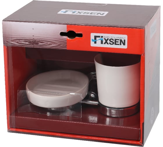 Мыльница+подстаканник FIXSEN "BEST" FX-71606+08