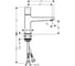 Смеситель для раковины HANSGROHE 32570000 Metropol Select 100 00000053937 5