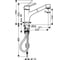Смеситель для кухни с вытяжным изливом HANSGROHE 32841000 Talis S 00000008393 10