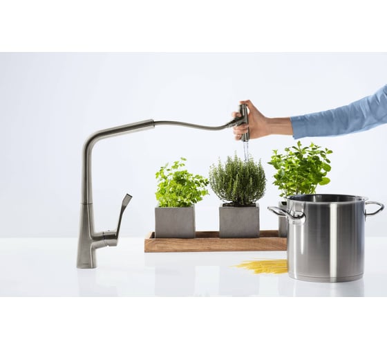Смеситель для кухни HANSGROHE 14884800 Metris Select 00000043927