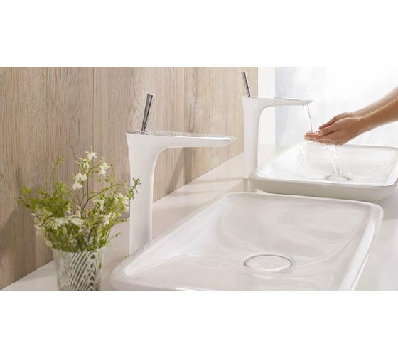 Смеситель для раковины HANSGROHE 15081400 PuraVida 00000007461