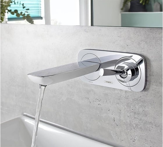 Смеситель для раковины HANSGROHE 15084400 PuraVida внешняя часть 00000007463
