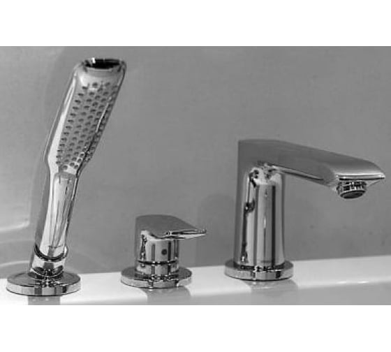 Смеситель для ванны HANSGROHE 15432000 PuraVida на 3 отверстия 00000007483
