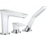 Смеситель для ванны HANSGROHE 15432000 PuraVida на 3 отверстия 00000007483 1