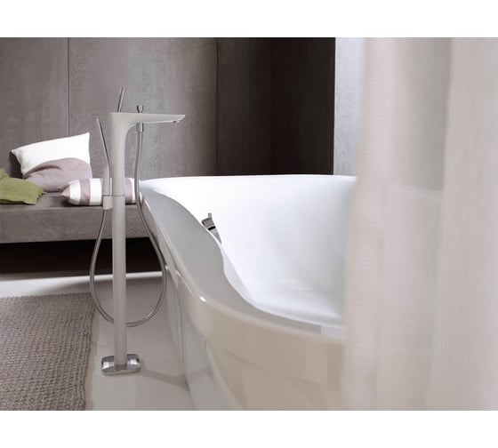 Смеситель для ванны HANSGROHE 15473000 PuraVida напольный 00000007498