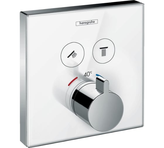 Термостатический смеситель для душа HANSGROHE 15738400 ShowerSelect внешняя часть 00000044222