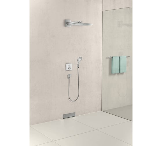 Термостатический смеситель для душа HANSGROHE 15738400 ShowerSelect внешняя часть 00000044222