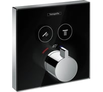 Термостатический смеситель для душа HANSGROHE 15738600 ShowerSelect внешняя часть 00000044223