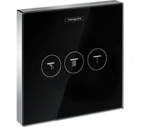 Вентиль HANSGROHE Select glass 15736600 Trio/Quattro запорный/переключающий 00000044224